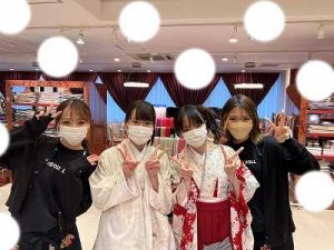 卒業式　袴　かわいい